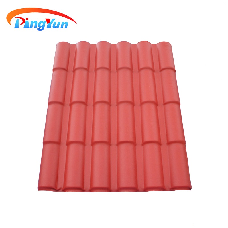 Pavilion Brick Red Антикоррозионная черепица из ПВХ